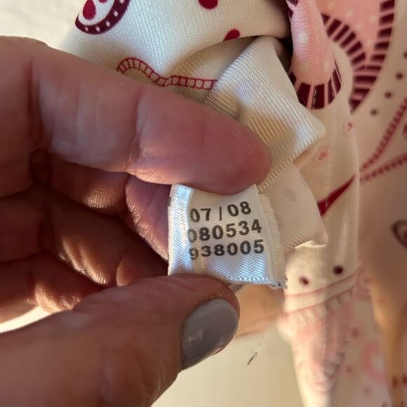 EUC Adidas Womens Climacool Vintage Paisley Golf Shirt - Size Medium - Picture 9 of 9